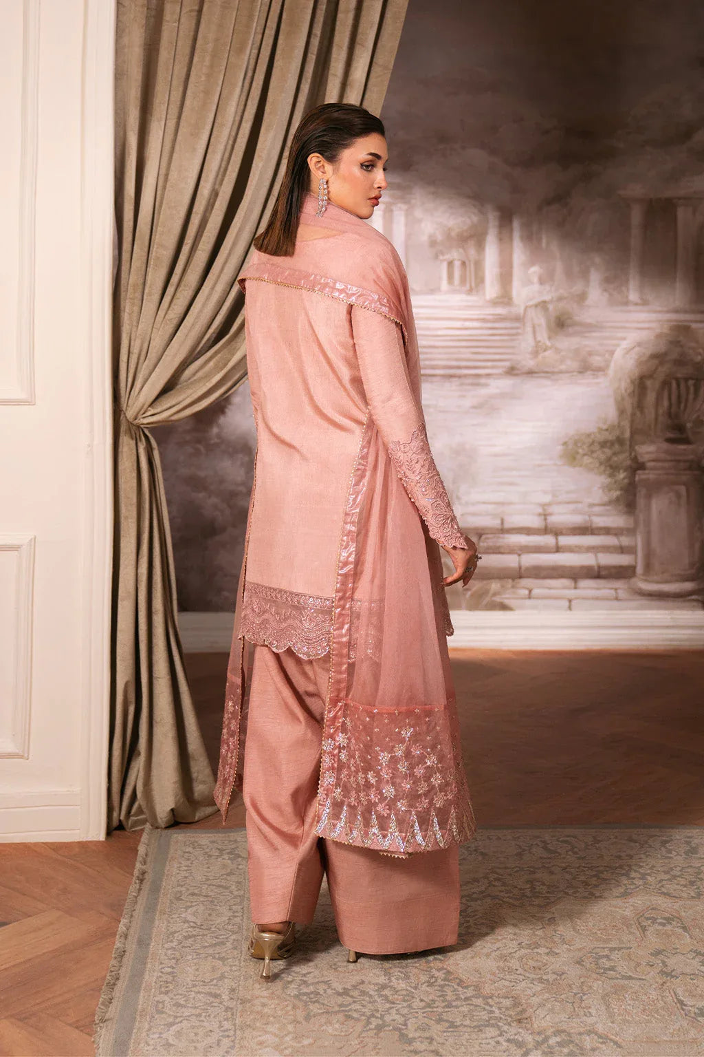 Neeshay | Luxe Pret |Fiore - Aqsa Fabrics