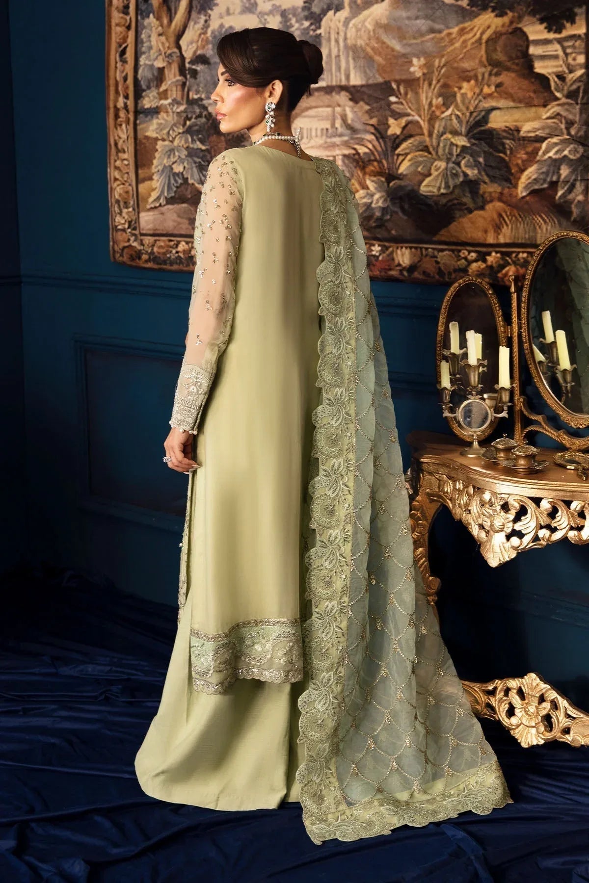 Nureh | Elanora Formal 24 | NEL-50-Meadow - Aqsa Fabrics