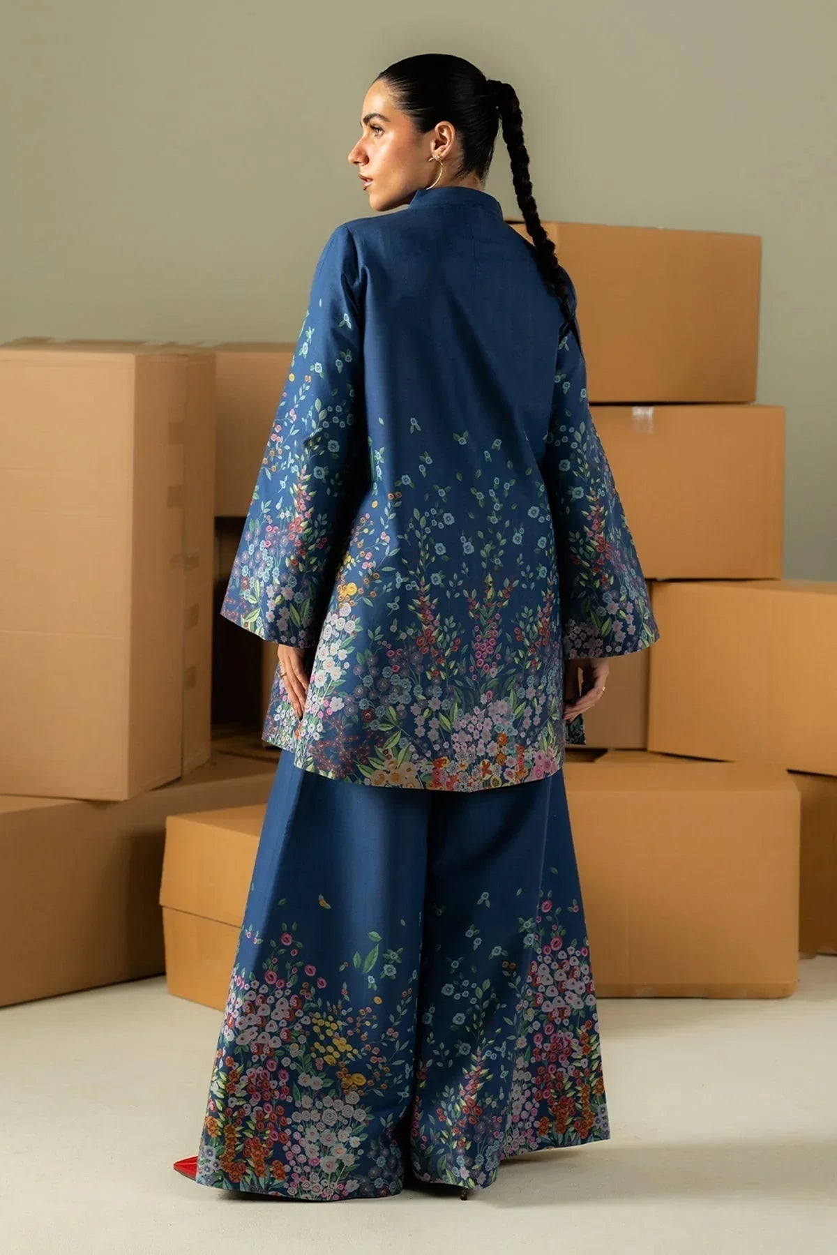 Afrozeh | Coords 25 | Muted - Aqsa Fabrics