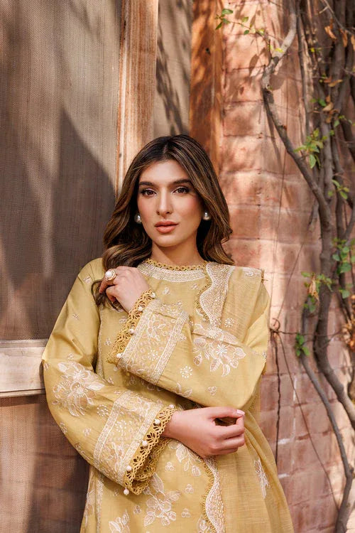 Farasha | Dastoor Embroidered Lawn SS24 | TUSCANY DREAM - Aqsa Fabrics