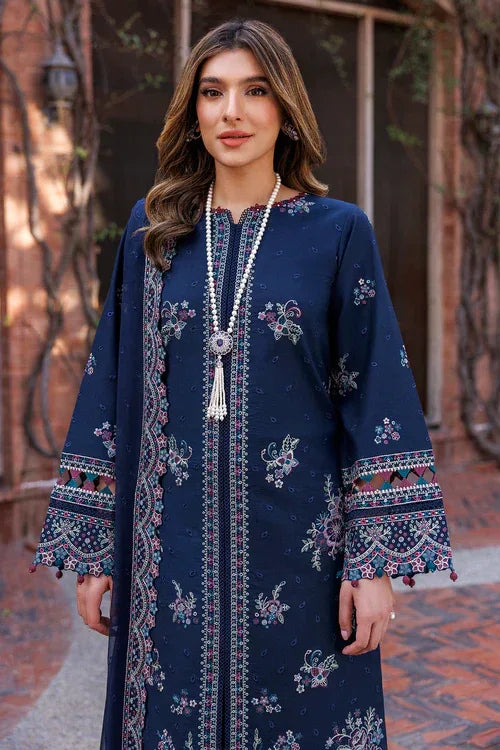 Farasha | Kaavish Lawn 24 | DEEP SAPPHIRE - Aqsa Fabrics