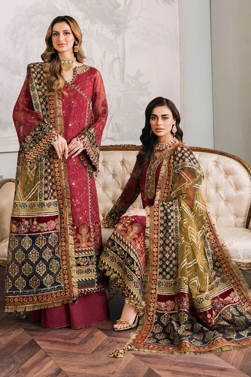 Baroque | Chantelle Embroidered Collection | CH12-07 - Aqsa Fabrics