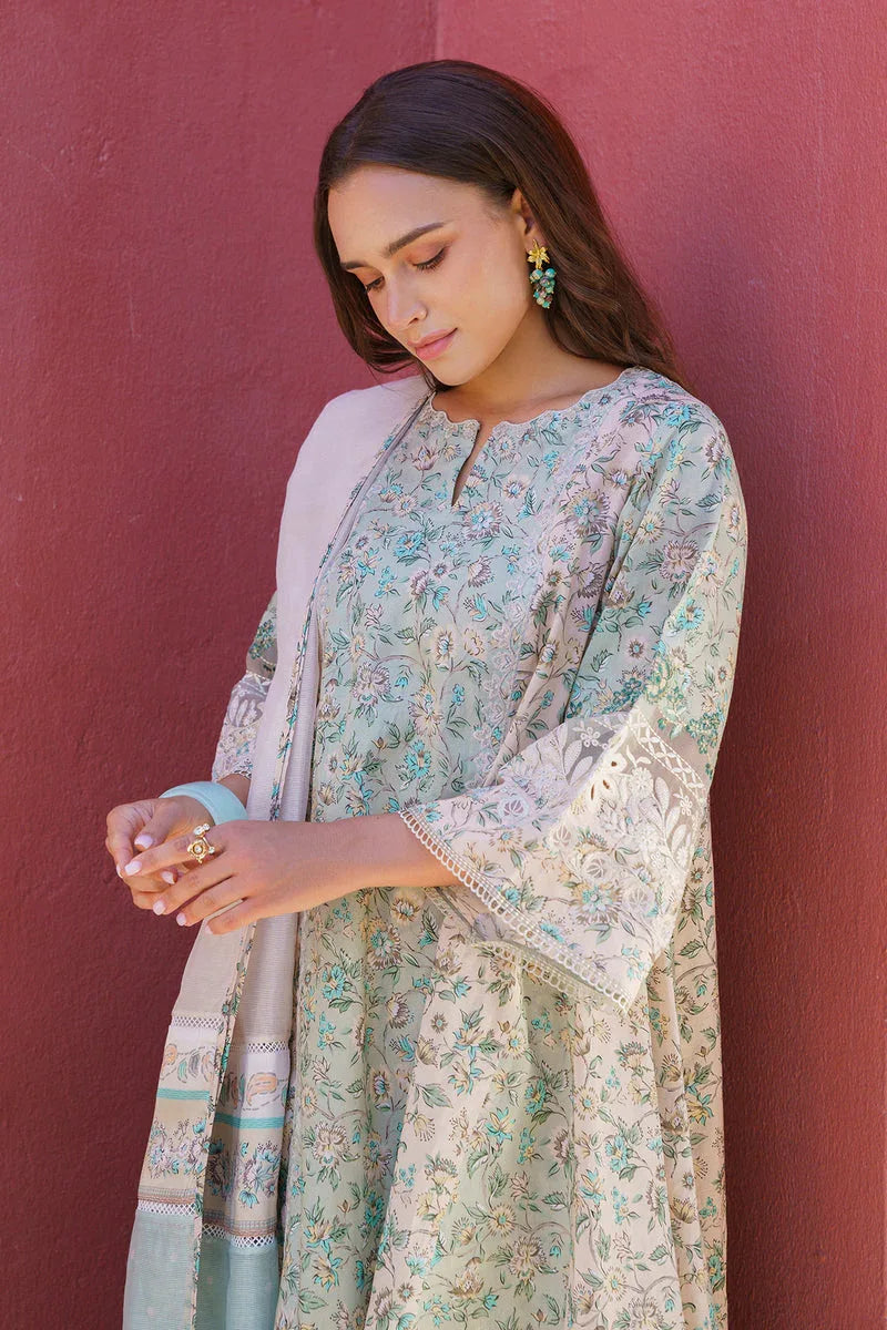 Baroque | Luxury Pret 24 | LAWN UF-577 - Aqsa Fabrics