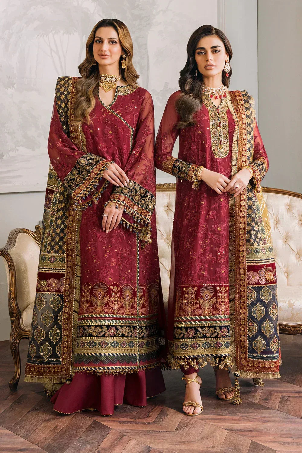 Baroque | Chantelle Embroidered Collection | CH12-07 - Aqsa Fabrics