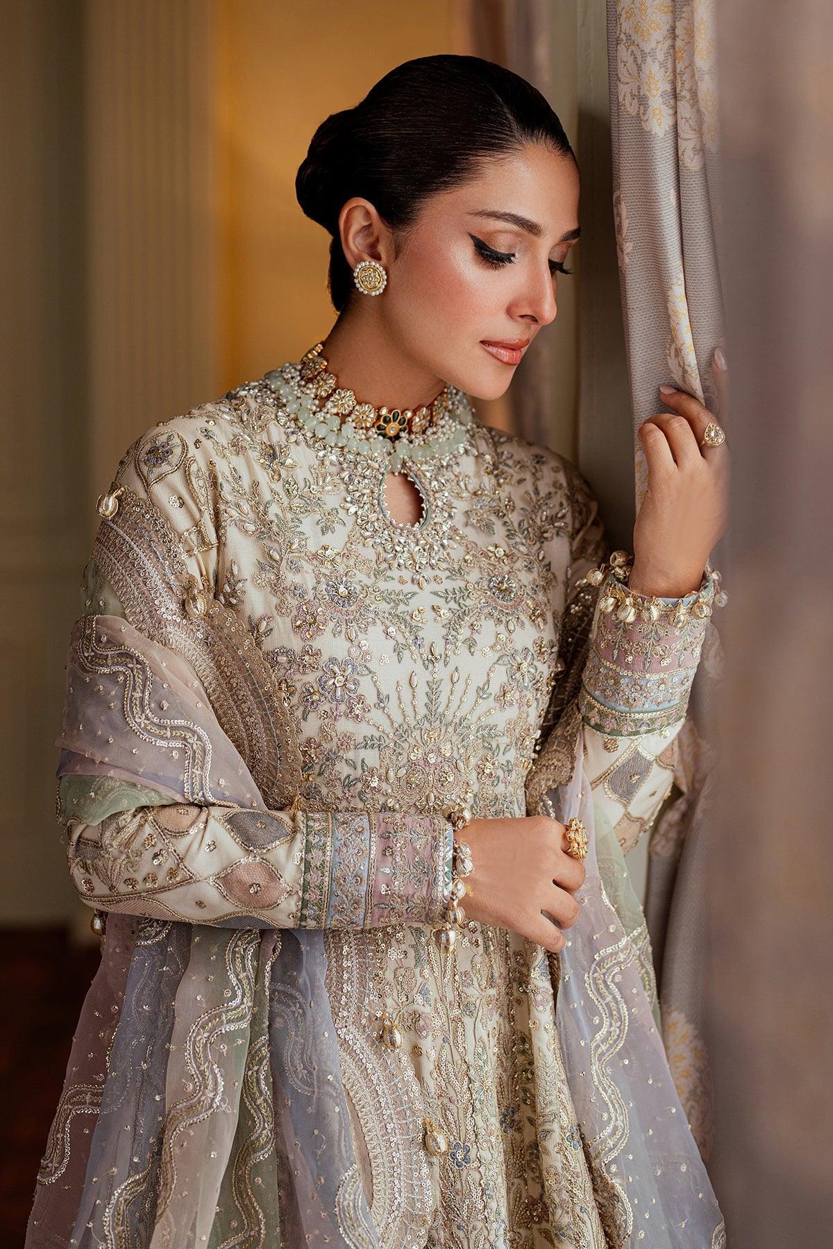 EMBROIDERED NET CH13-06 STITCHED