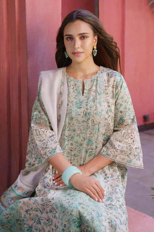 Baroque | Luxury Pret 24 | LAWN UF-577 - Aqsa Fabrics