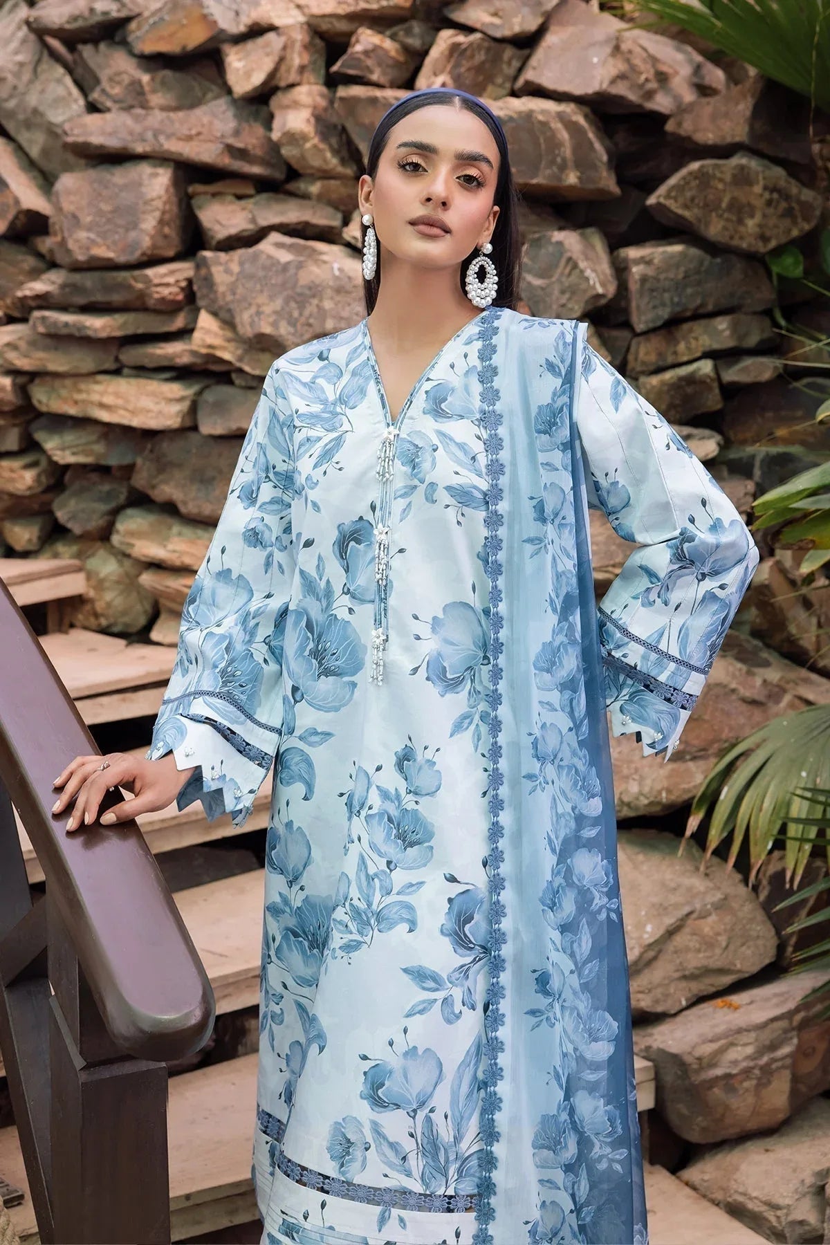 Alizeh | Sheen Lawn Prints 24 | GLORY - Aqsa Fabrics