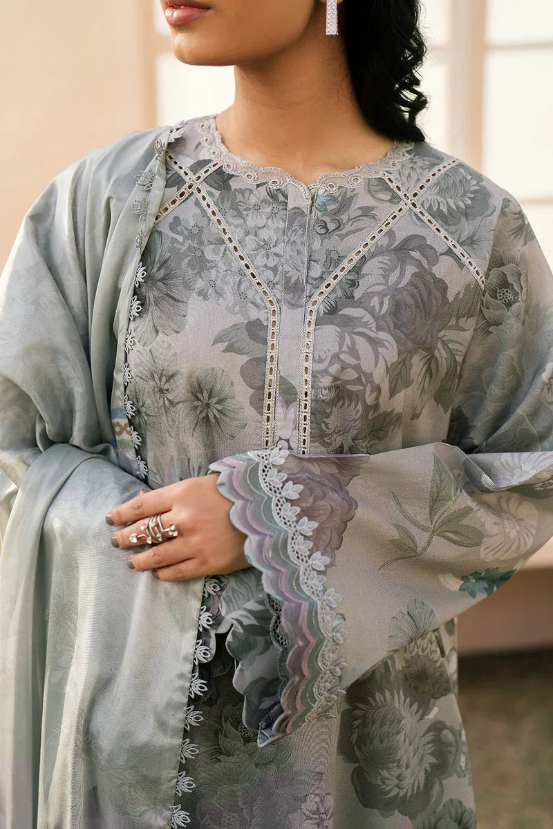 Baroque | Luxury Pret 24 | LAWN UF-605 - Aqsa Fabrics