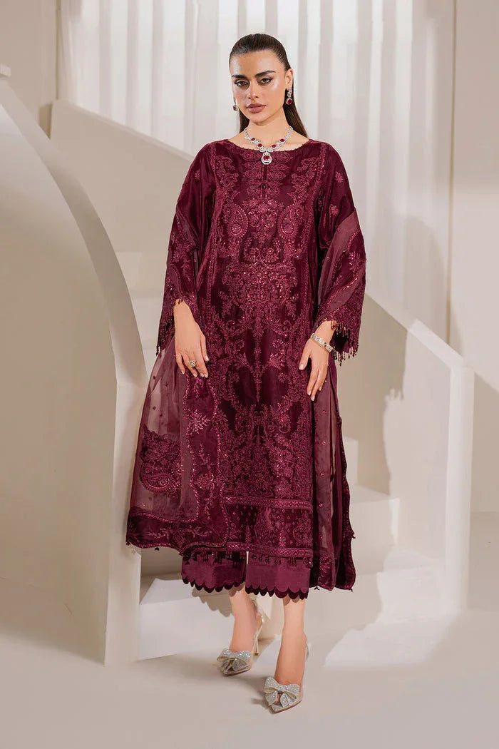 Baroque | Velvet 25 | UF-758 - Aqsa Fabrics