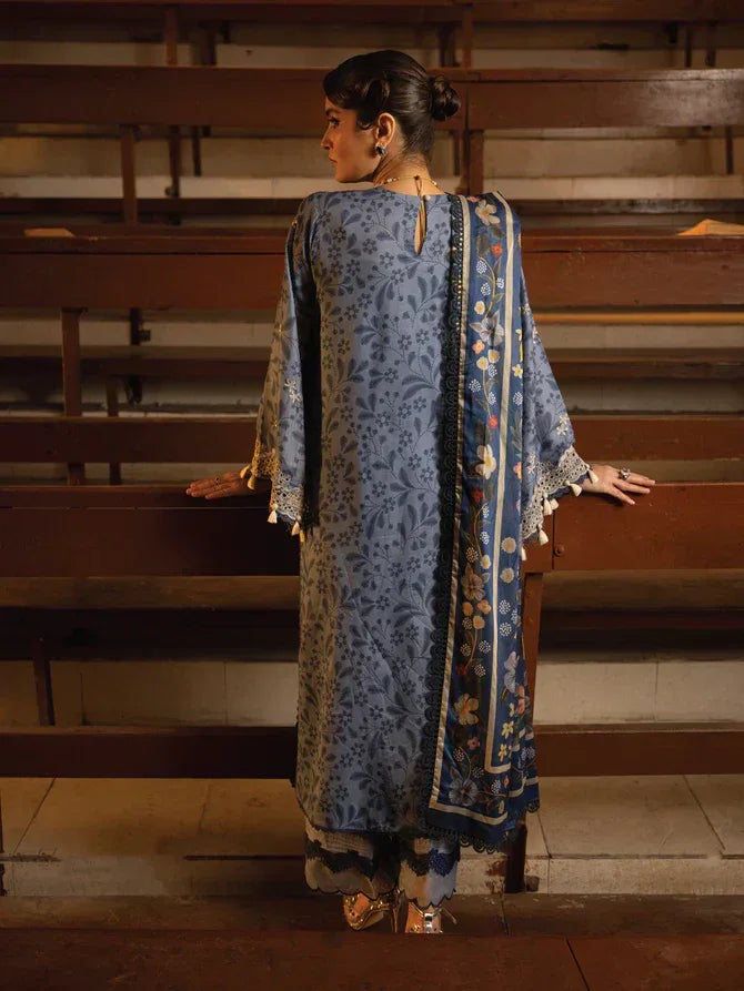 Faiza Faisal | Maya Luxury Lawn | Gamze - Aqsa Fabrics