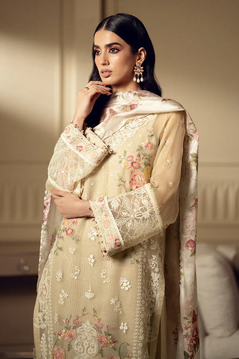 Baroque | Luxury Pret 24 | CHIFFON UF-513 - Aqsa Fabrics