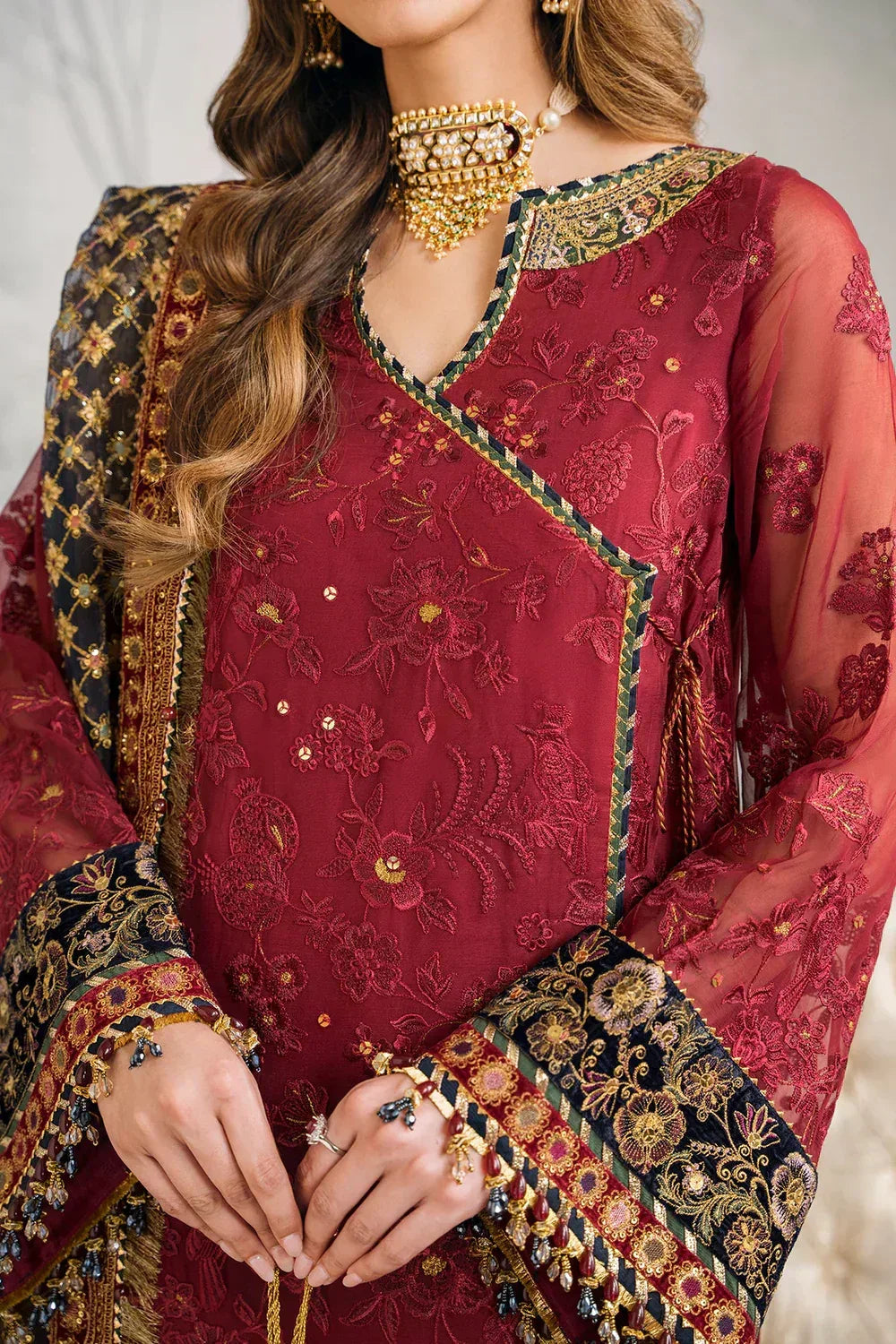 Baroque | Chantelle Embroidered Collection | CH12-07 - Aqsa Fabrics