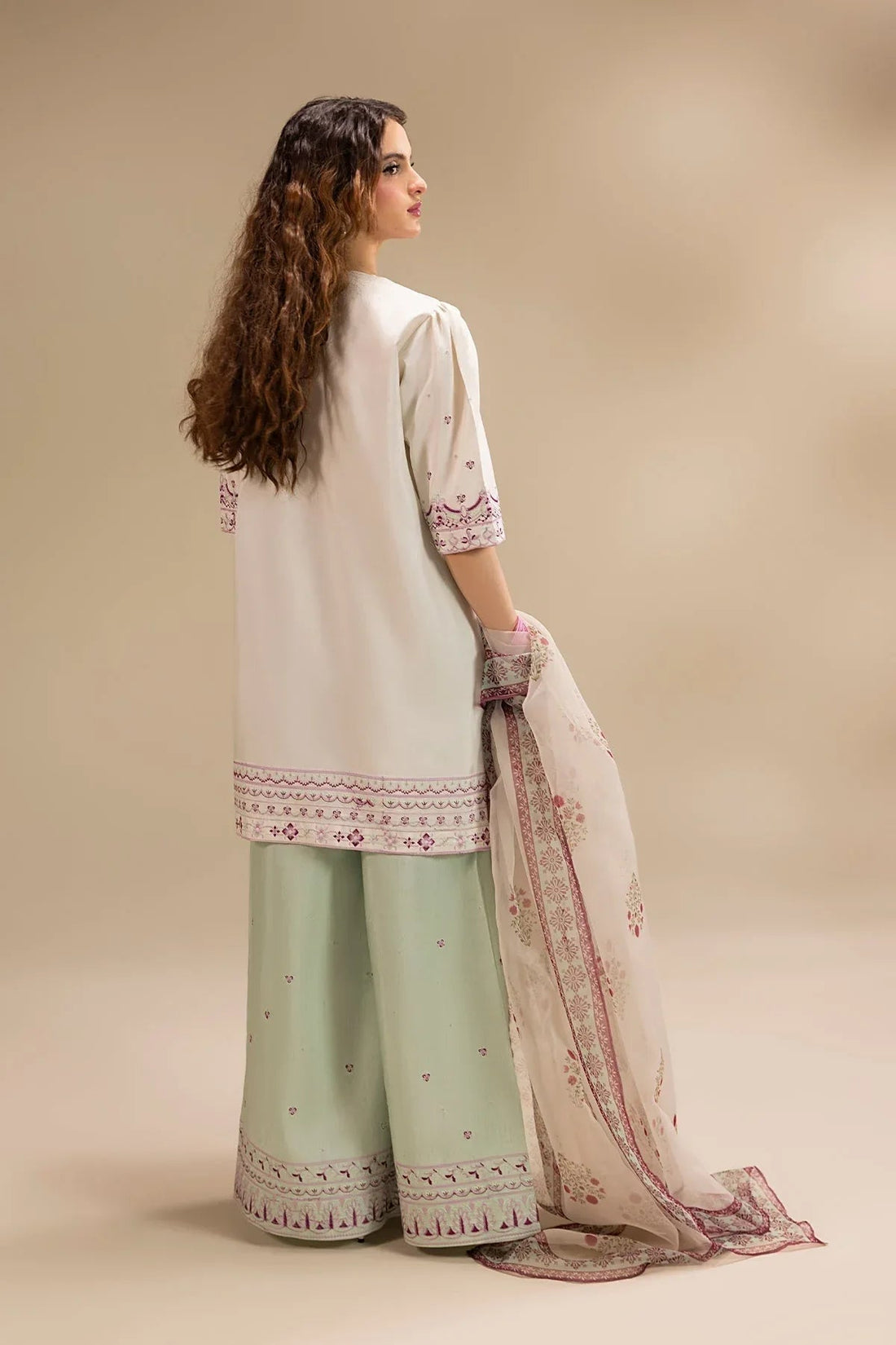 Erum Khan | Lillia Summer Edit | Pearl Blush - Aqsa Fabrics
