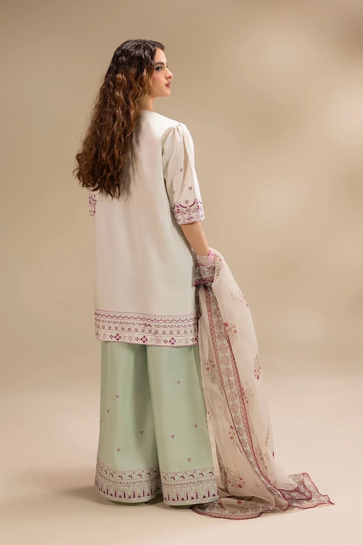 Erum Khan | Lillia Summer Edit | Pearl Blush - Aqsa Fabrics
