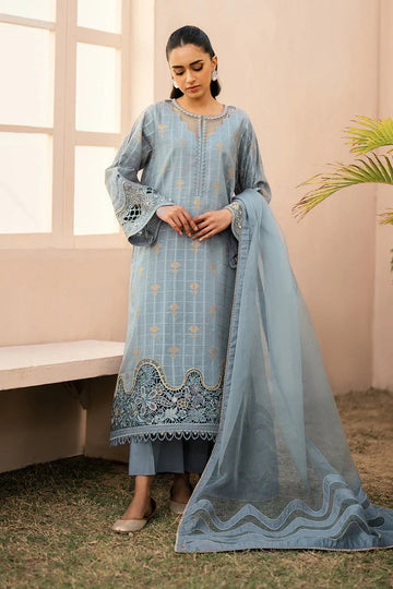 Baroque | Luxury Pret 24 | JACQUARD LAWN UF-606 - Aqsa Fabrics