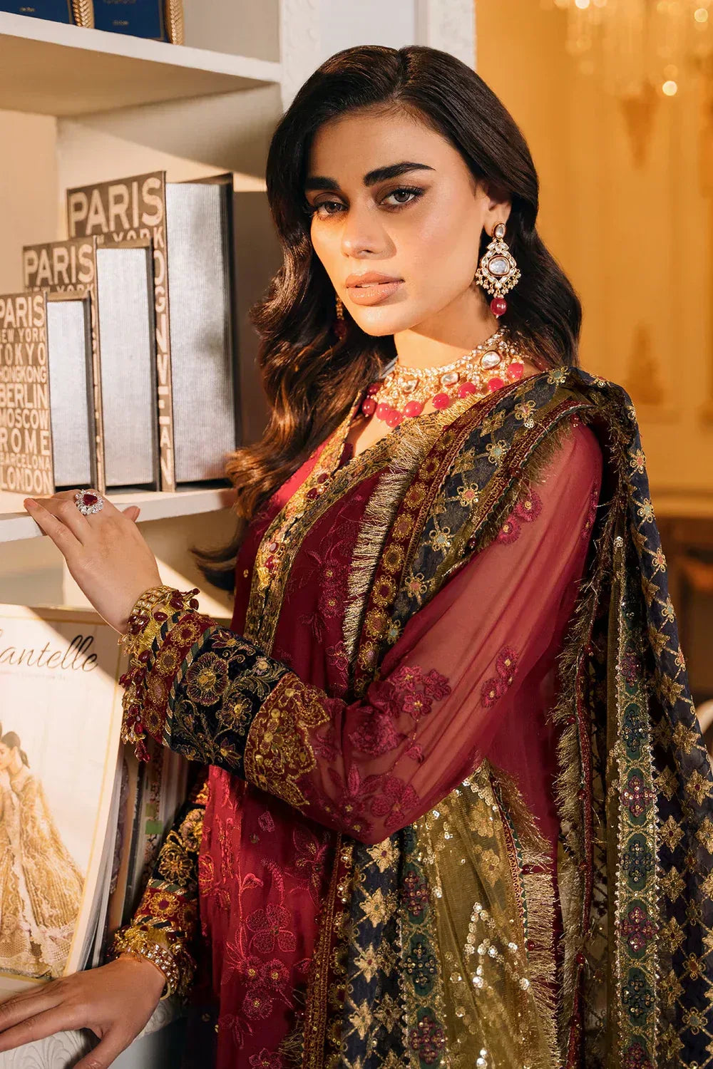 Baroque | Chantelle Embroidered Collection | CH12-07 - Aqsa Fabrics