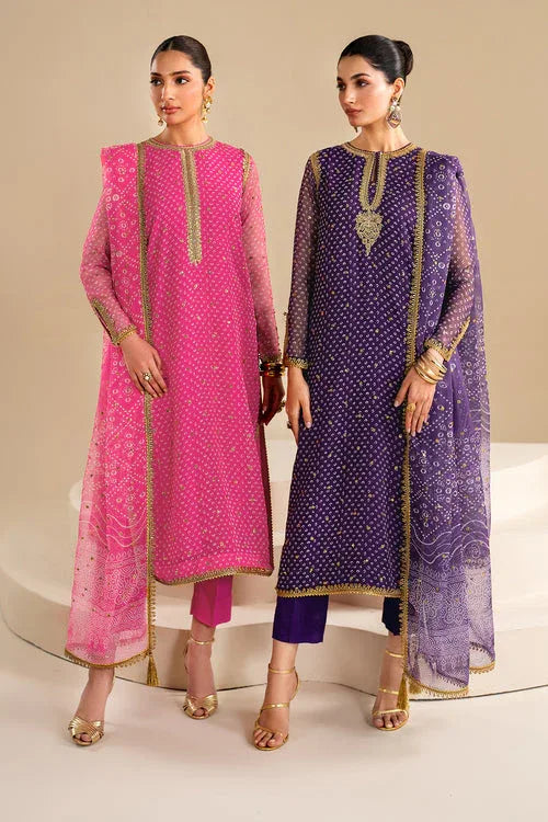 Baroque | Luxury Pret 24 | CHIFFON UF-625 - Aqsa Fabrics