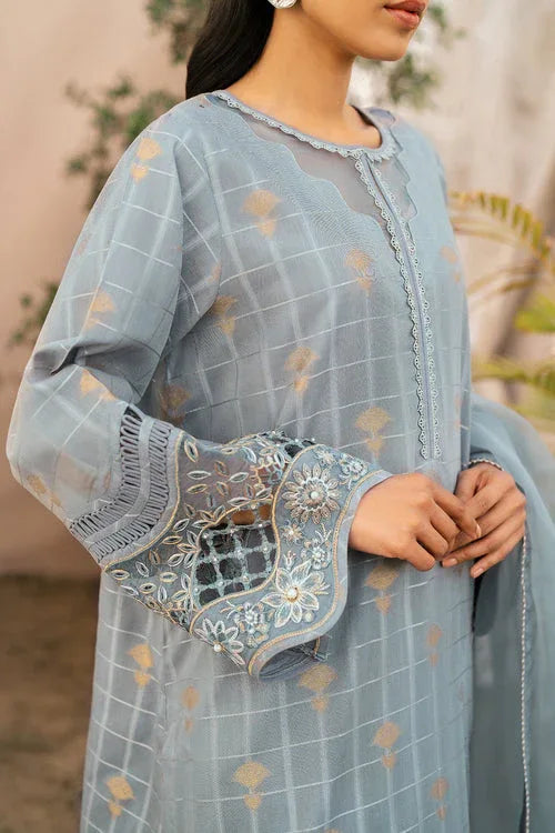 Baroque | Luxury Pret 24 | JACQUARD LAWN UF-606 - Aqsa Fabrics