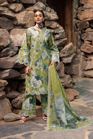 Alizeh | Sheen Lawn Prints 24 | JAZMIN - Aqsa Fabrics
