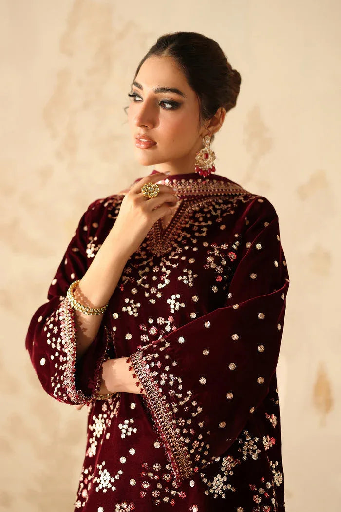 Baroque | Velvet 25 | UF-4315 - Aqsa Fabrics
