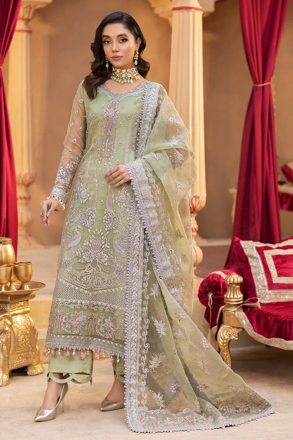 Neeshay | Dastgah Festive Formals | RANG-E-BAHAR - Aqsa Fabrics