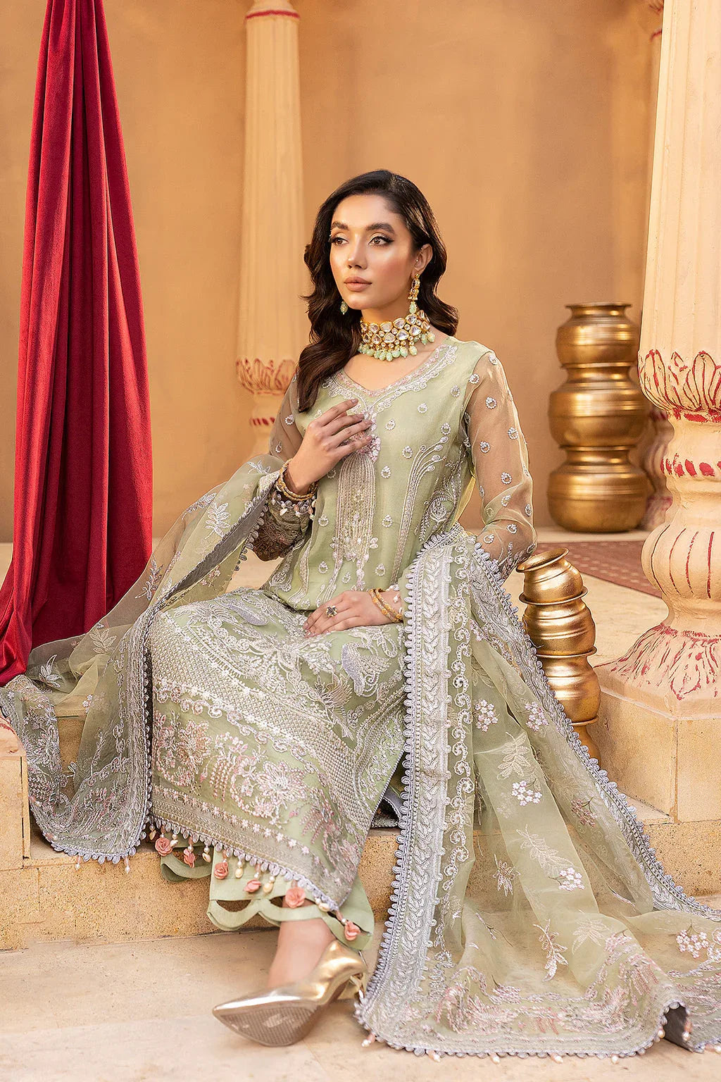 Neeshay | Dastgah Festive Formals | RANG-E-BAHAR - Aqsa Fabrics