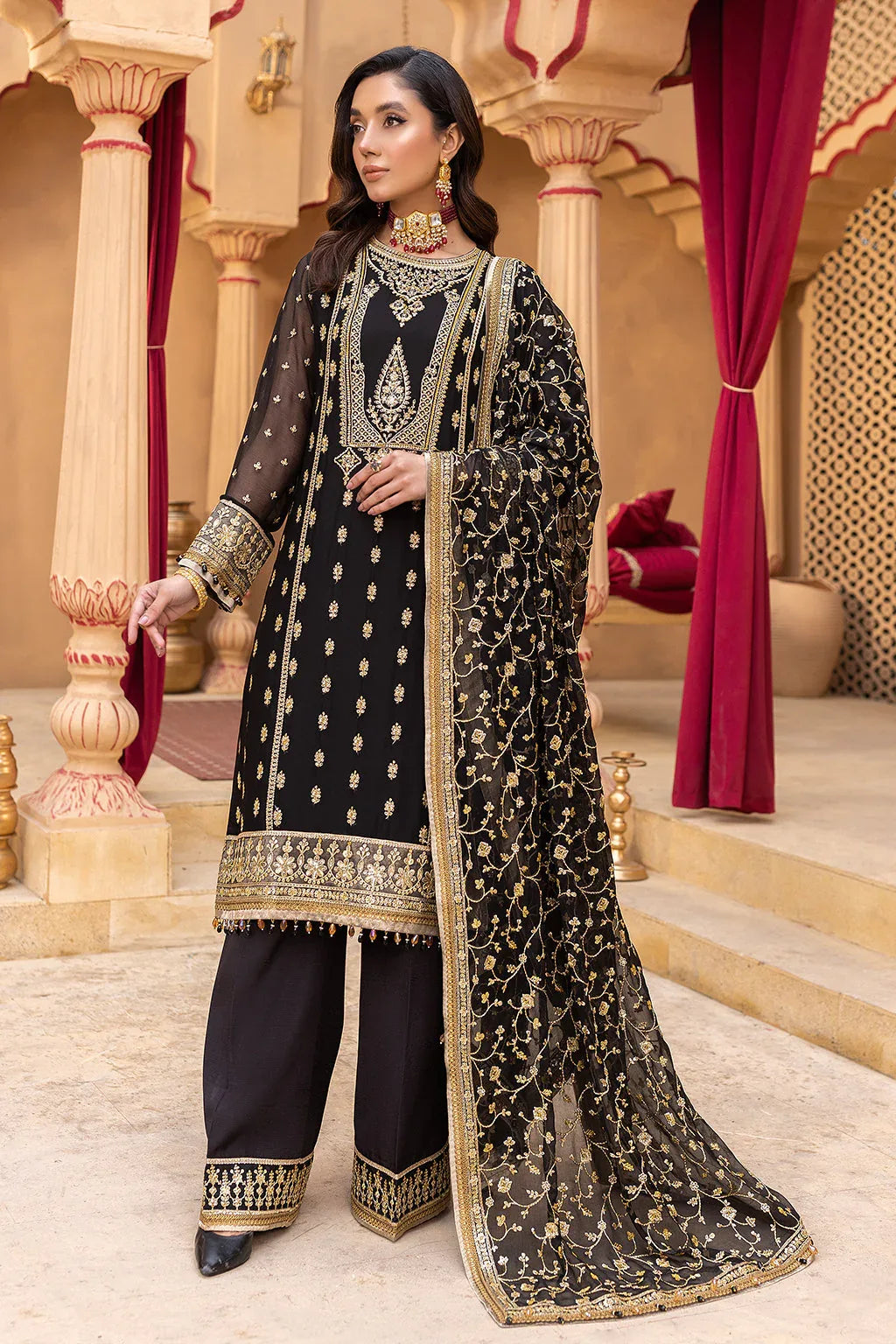 Neeshay | Dastgah Festive Formals | LEILA - Aqsa Fabrics