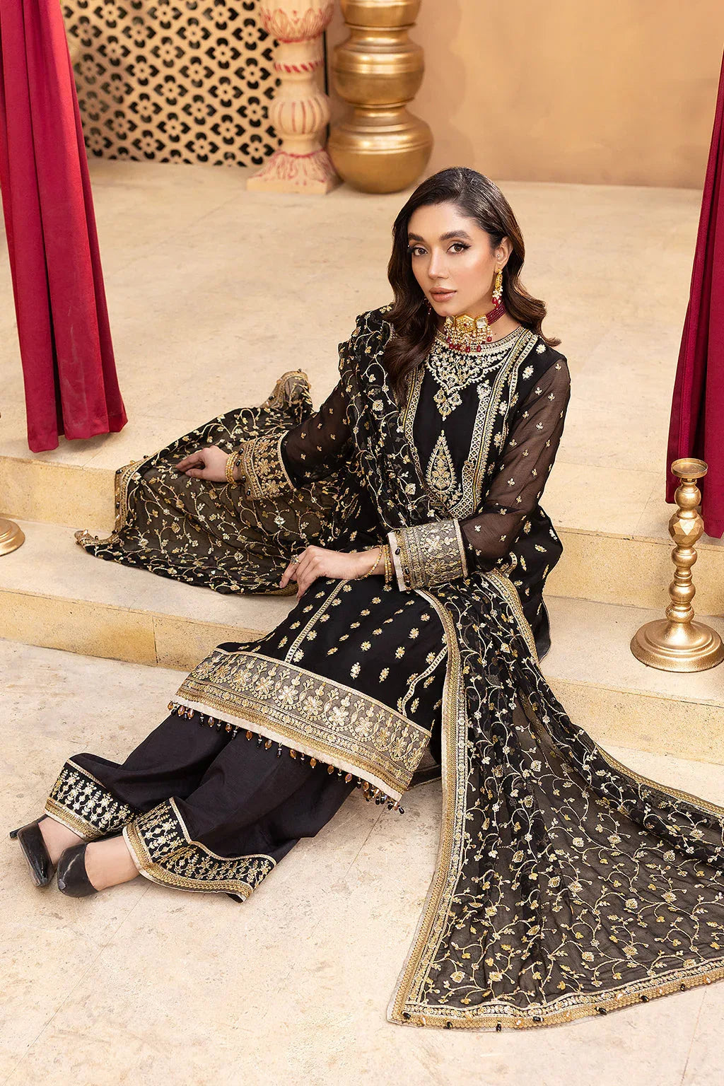 Neeshay | Dastgah Festive Formals | LEILA - Aqsa Fabrics
