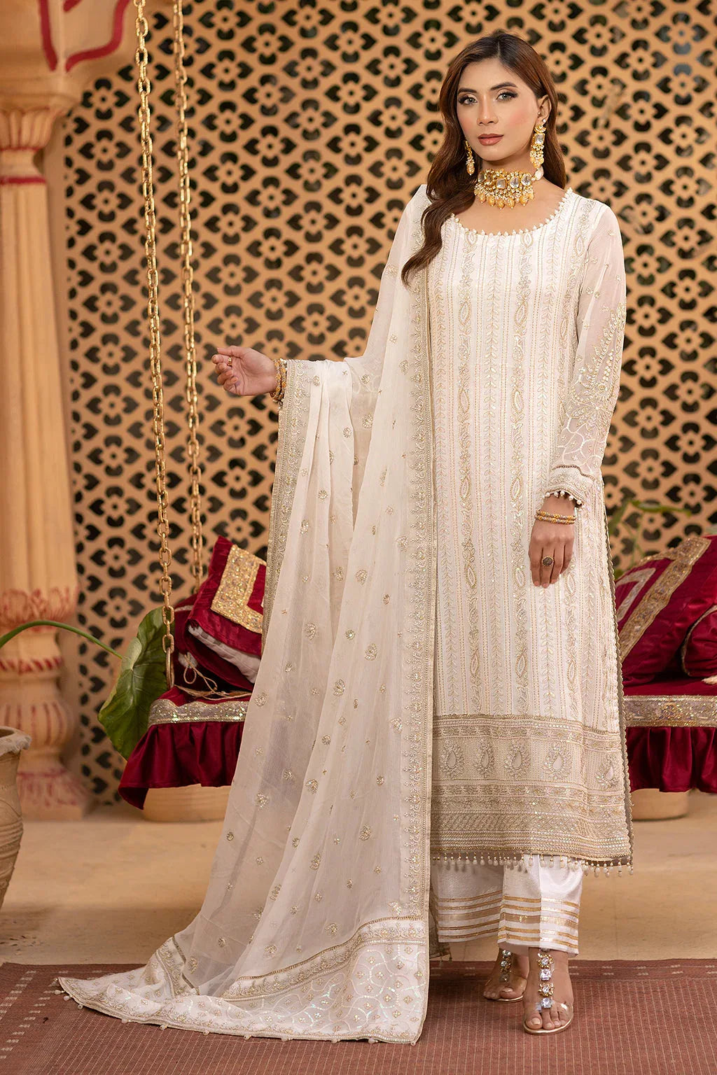 Neeshay | Dastgah Festive Formals | SHABNAM - Aqsa Fabrics