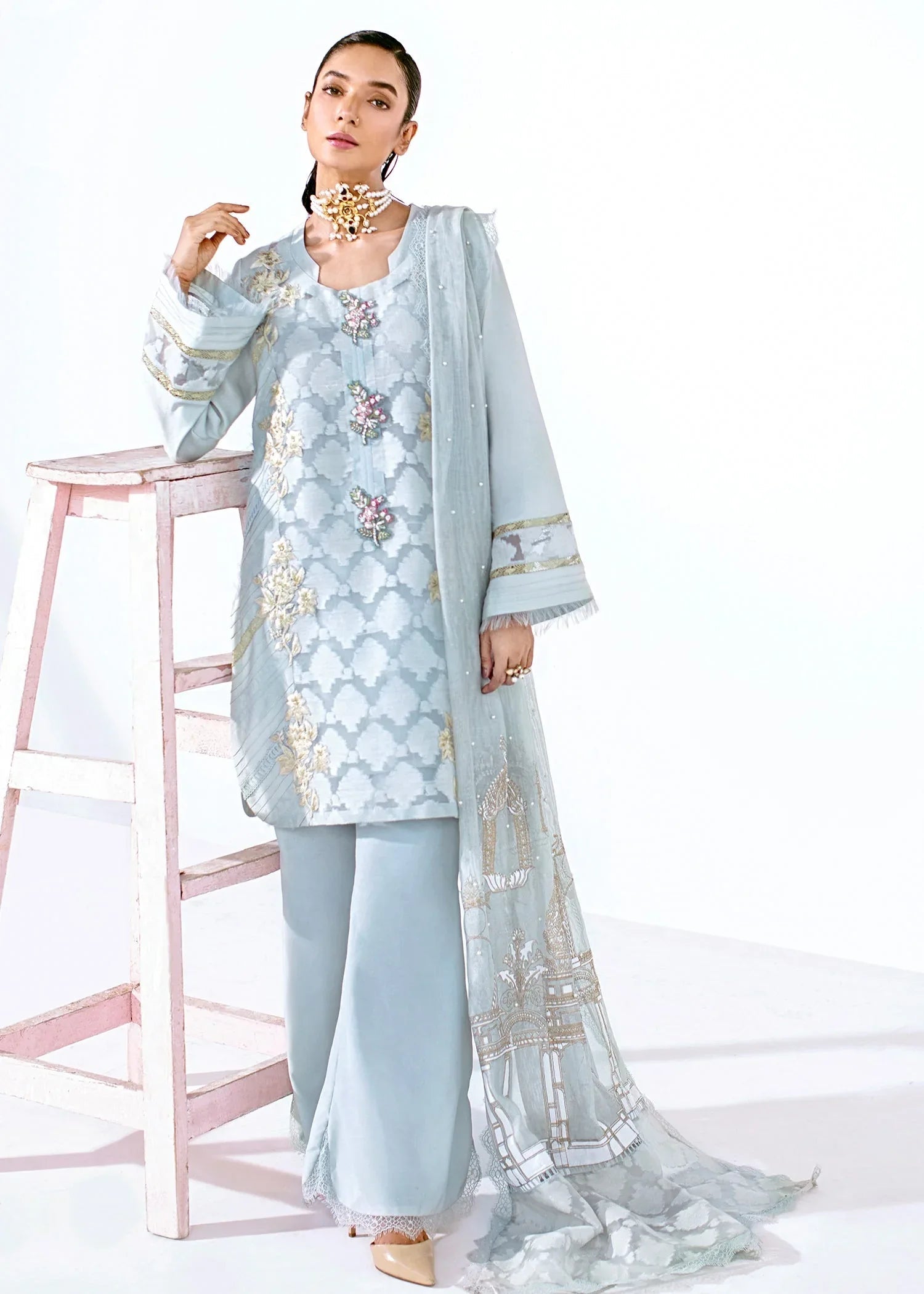 Saira Shakira | Luxury Pret | Elena - Aqsa Fabrics