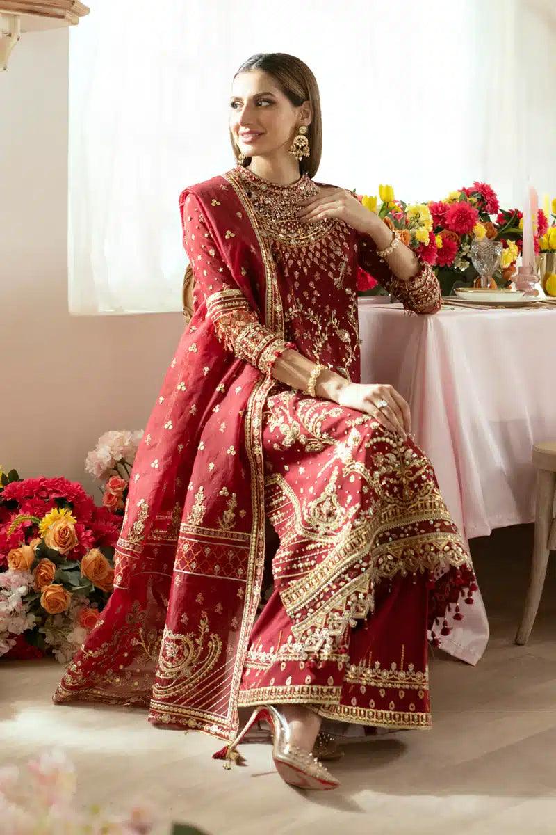Qalamkar | Dilnaz Wedding Formals | DN-03 ZAINA - Aqsa Fabrics