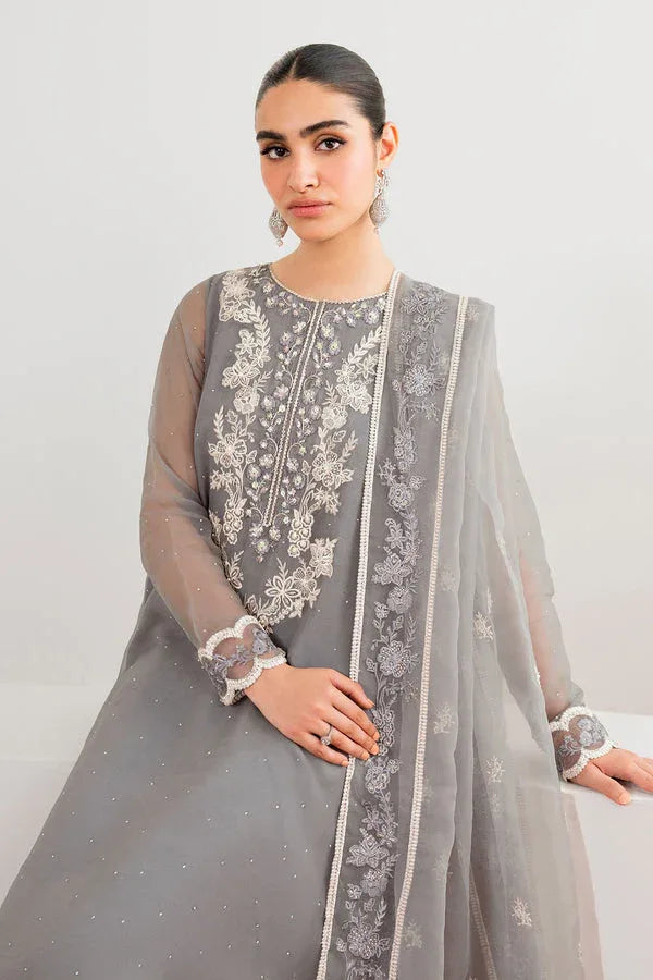 Baroque | Luxury Pret 25 | EMBROIDERED CHIFFON PR-991 - Aqsa Fabrics