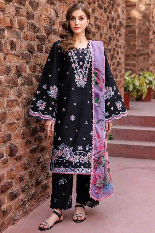 Farasha | Printed Essentials | Sable - Aqsa Fabrics