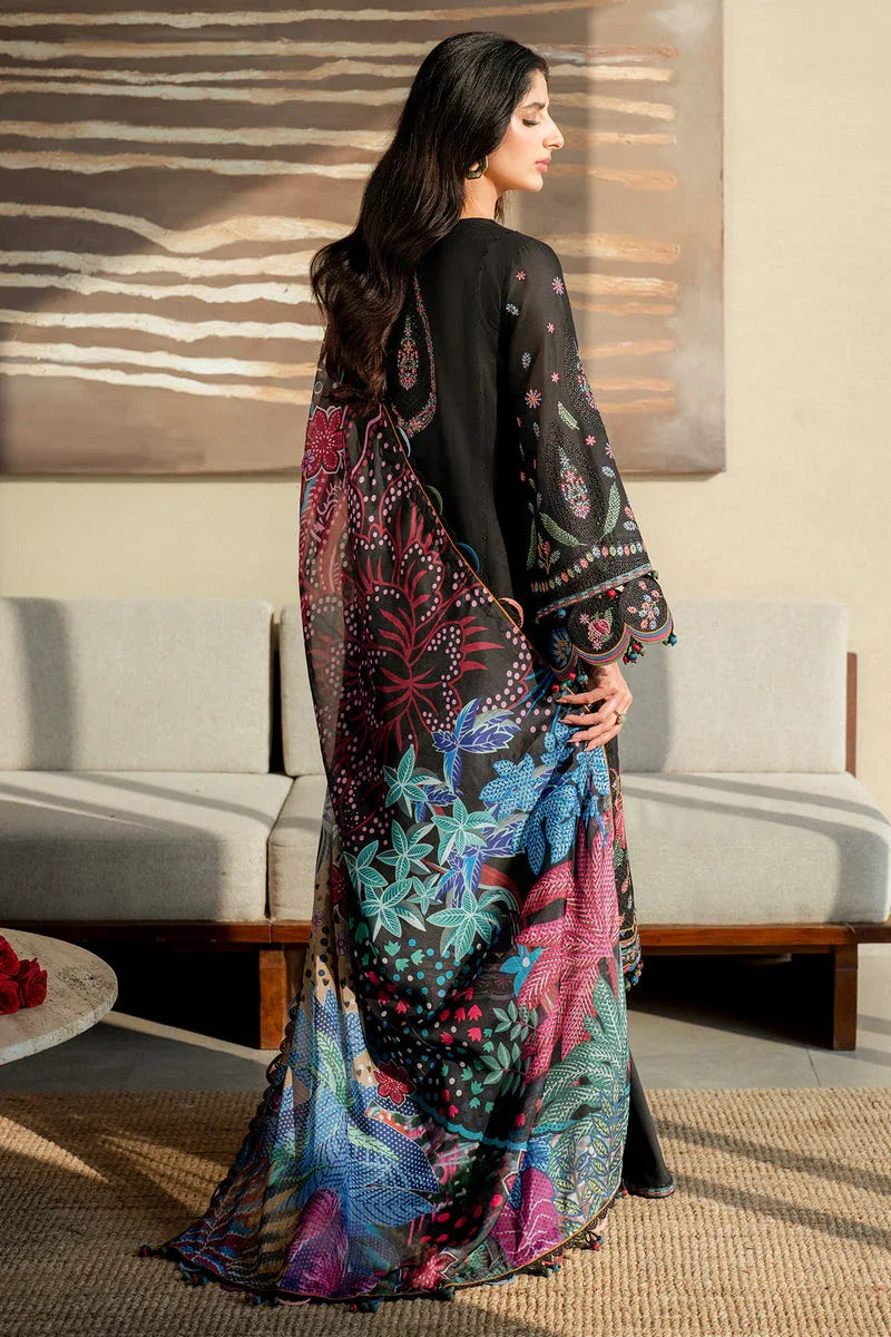 Jazmin | Shahkaar Luxury Lawn 25 | SL25-D10 - Aqsa Fabrics