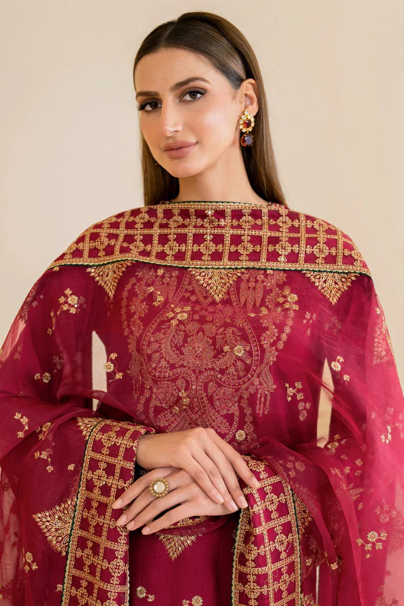 Jazmin | Formals Collection | Raw Silk UR-7022 - Aqsa Fabrics