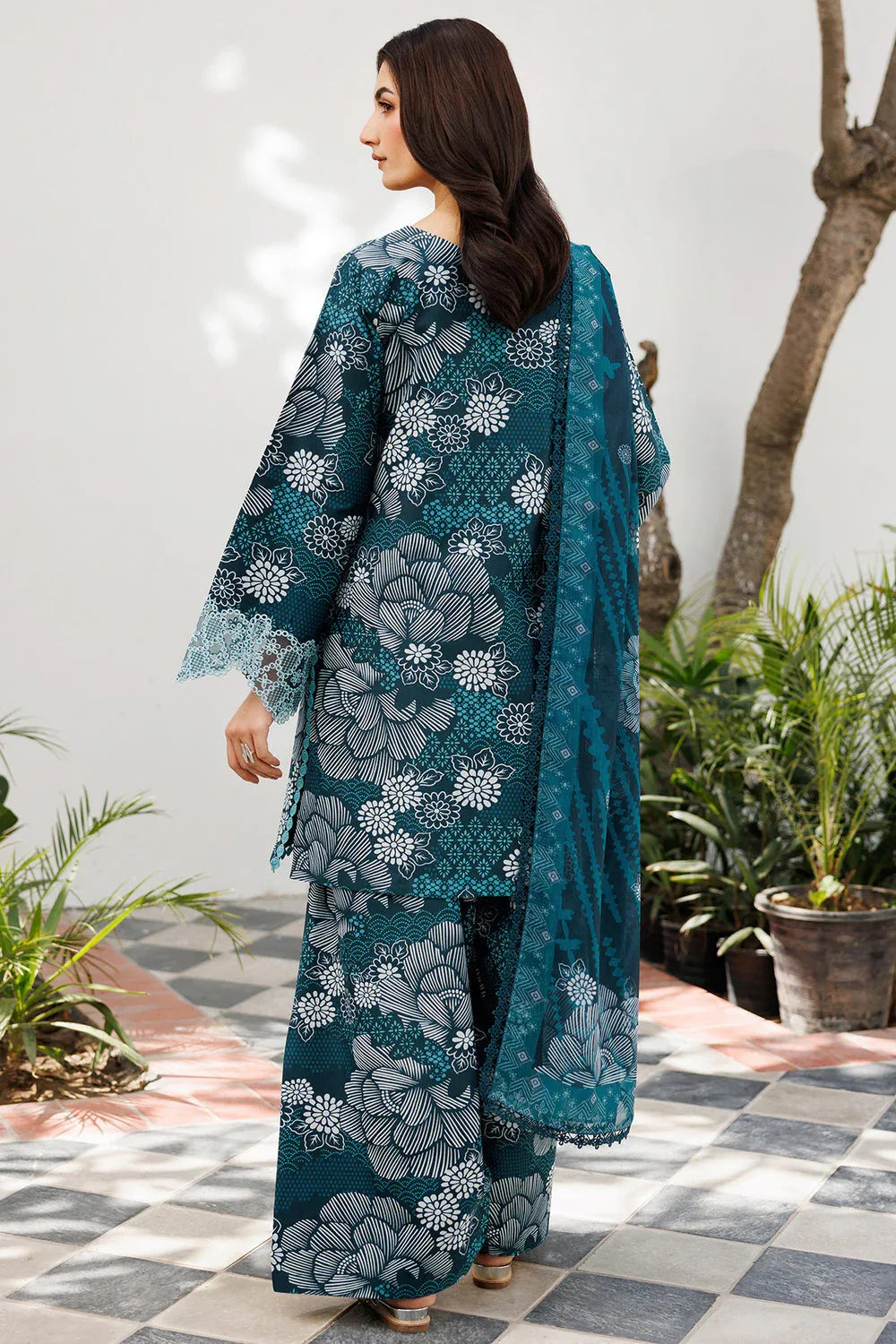 Farasha | Printed Essentials | Twilight Dew - Aqsa Fabrics