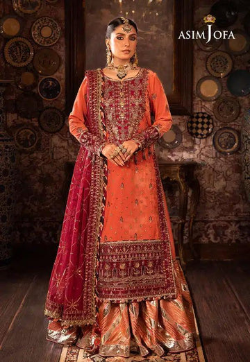 Asim Jofa | Makhmal Wedding Velvet 23 | AJMM-01 - Aqsa Fabrics