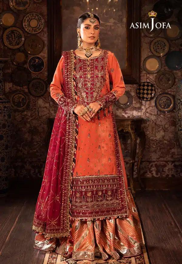 Asim Jofa | Makhmal Wedding Velvet 23 | AJMM-01 - Aqsa Fabrics