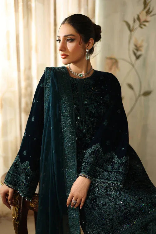 Baroque | Velvet 25 | UF-4322 - Aqsa Fabrics