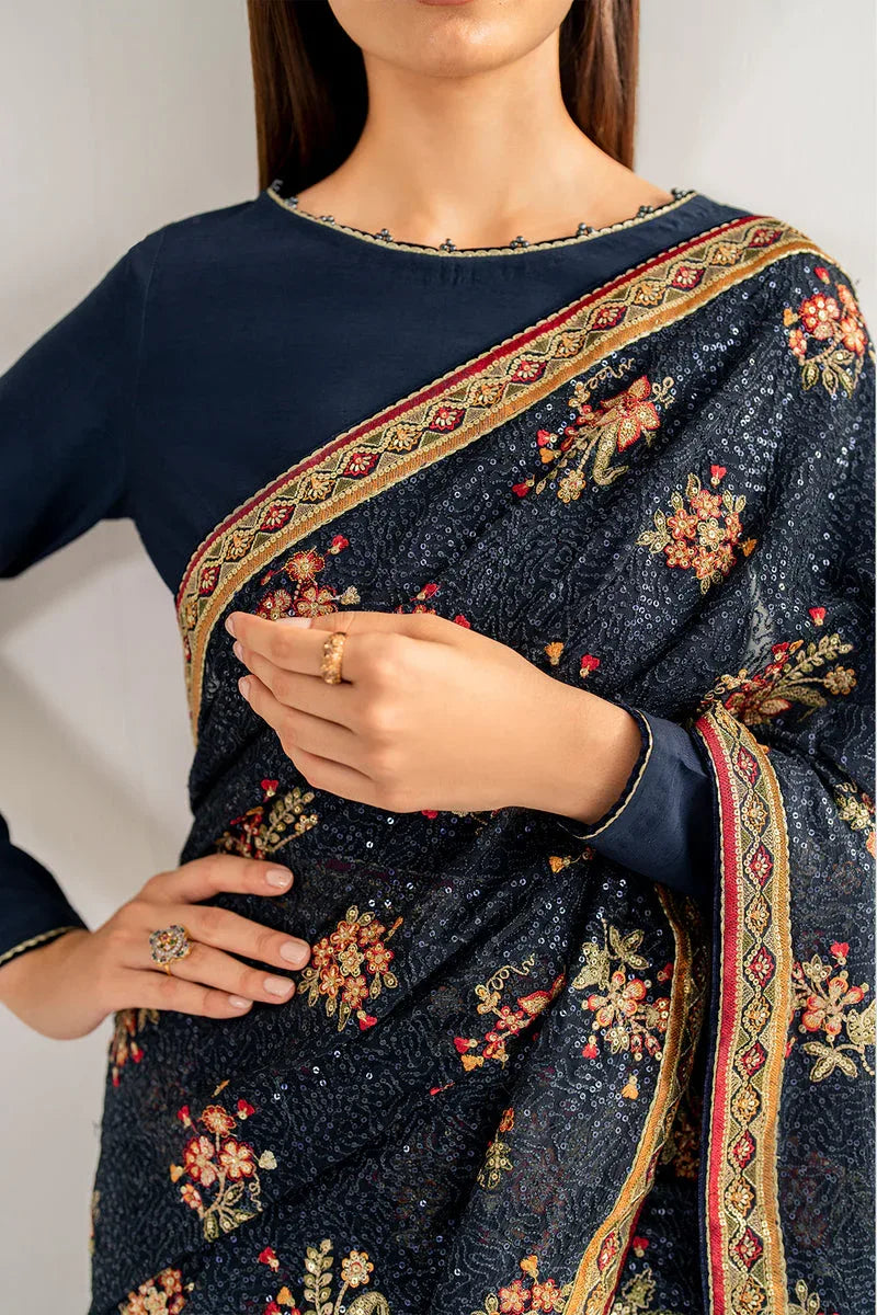 Jazmin | Formals Collection | Raw Silk UR-7025 - Aqsa Fabrics