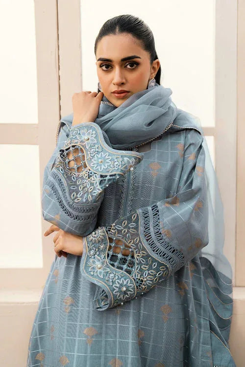 Baroque | Luxury Pret 24 | JACQUARD LAWN UF-606 - Aqsa Fabrics