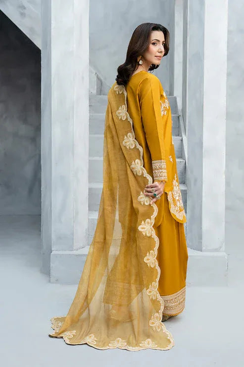 Imrozia Premium | Whispers  of Fall | SP-121 Aureline - Aqsa Fabrics