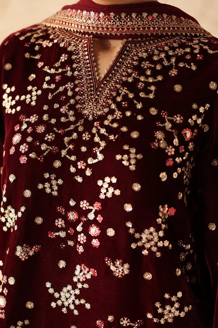 Baroque | Velvet 25 | UF-4315 - Aqsa Fabrics