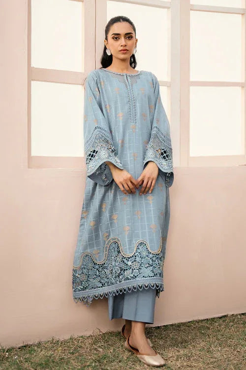 Baroque | Luxury Pret 24 | JACQUARD LAWN UF-606 - Aqsa Fabrics