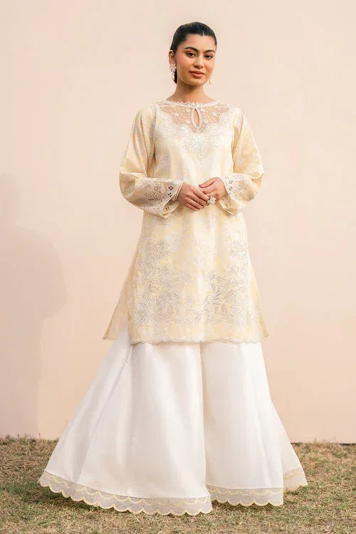 Baroque | Luxury Pret 24 | LAWN UF-607 - Aqsa Fabrics
