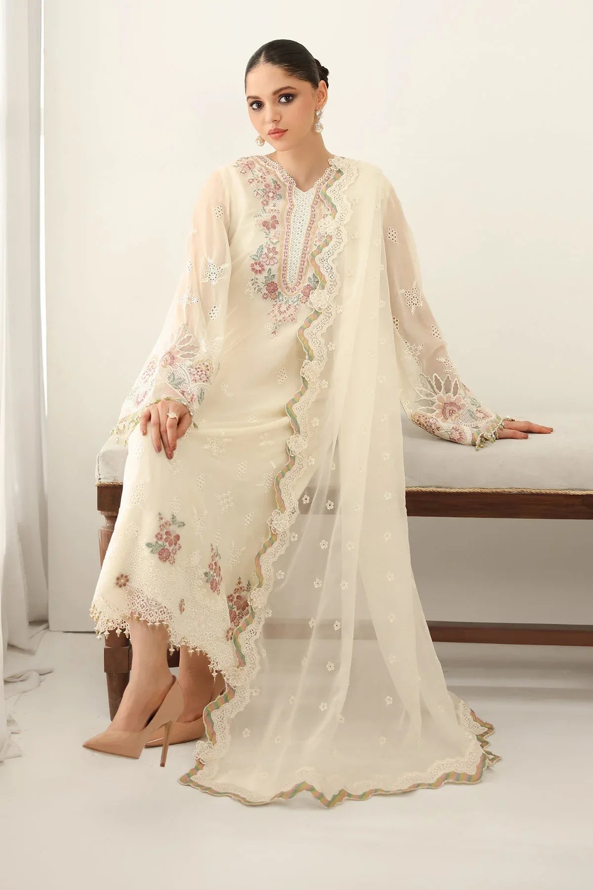 Baroque | Formal Collection | UF-4184 - Aqsa Fabrics