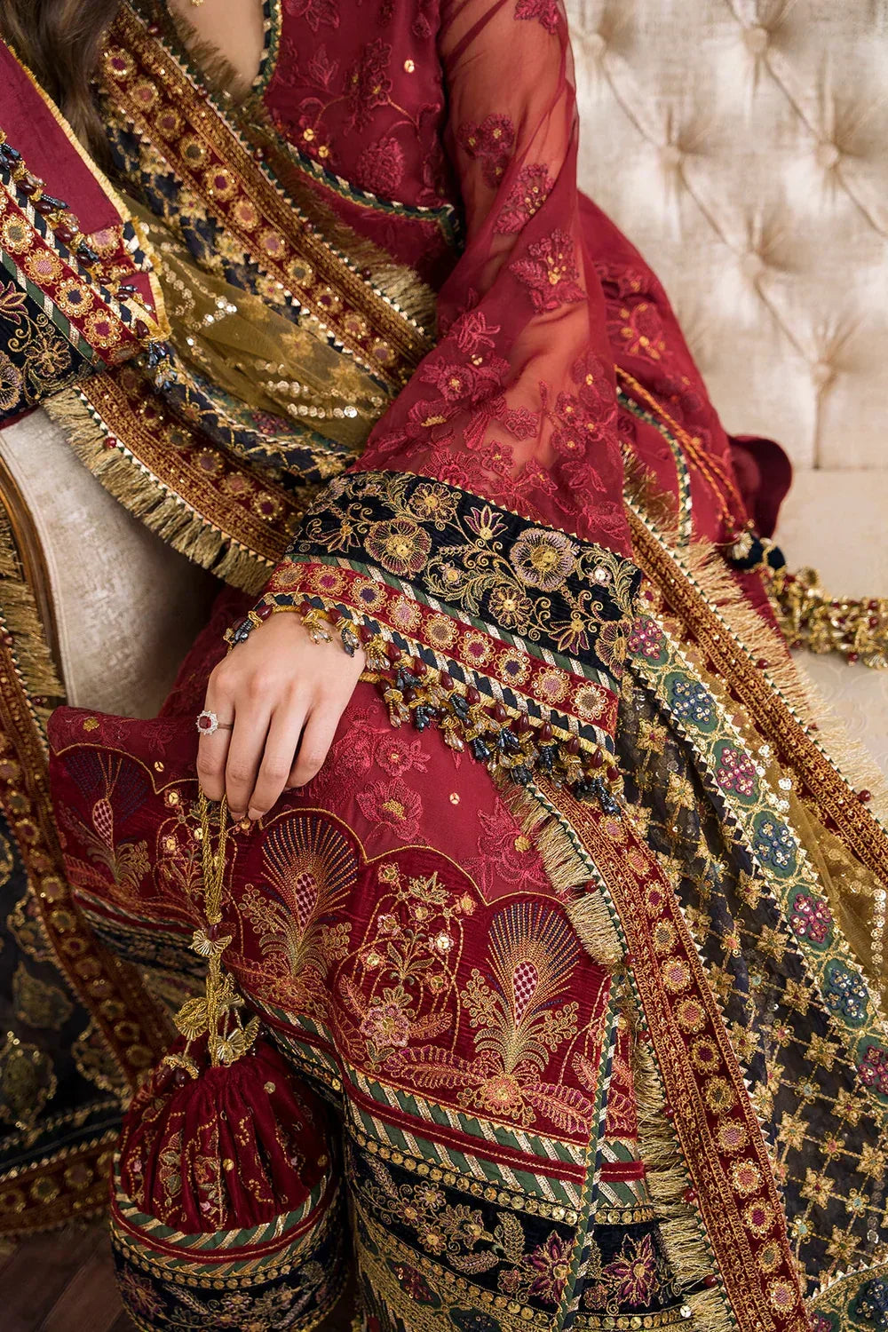 Baroque | Chantelle Embroidered Collection | CH12-07 - Aqsa Fabrics