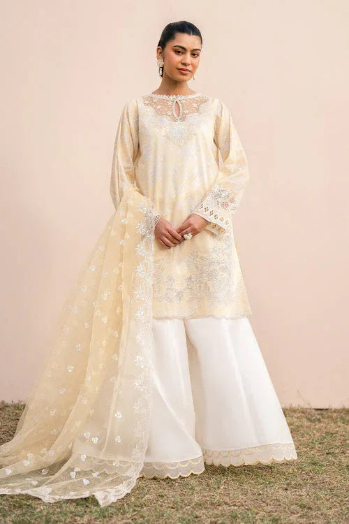 Baroque | Luxury Pret 24 | LAWN UF-607 - Aqsa Fabrics