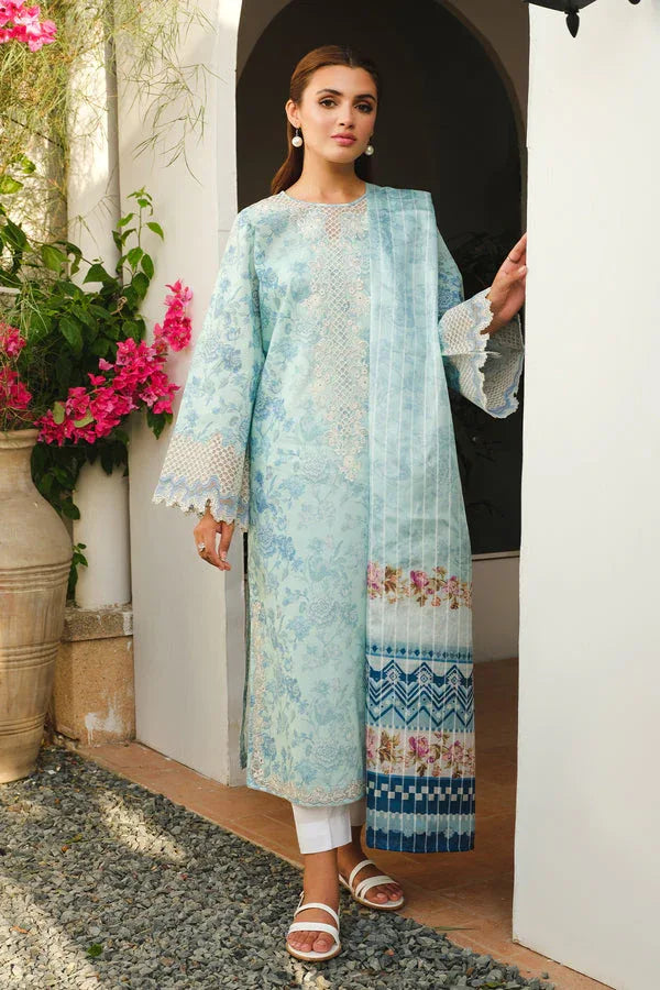 Baroque | Luxury Pret 24 | LAWN UF-661 - Aqsa Fabrics