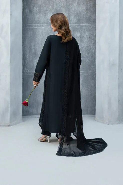Imrozia Premium | Whispers  of Fall | SP-124 Noire - Aqsa Fabrics
